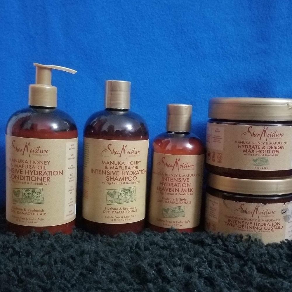 Shea Moisture Manuka honey and Mafura oil